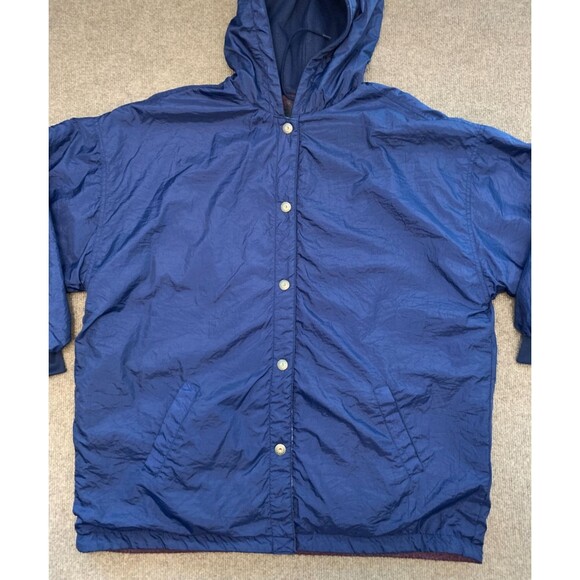 Braetan Jacket Womens One Size Southwest Aztec Reversible Nylon Flannel Hooded - Picture 2 of 10